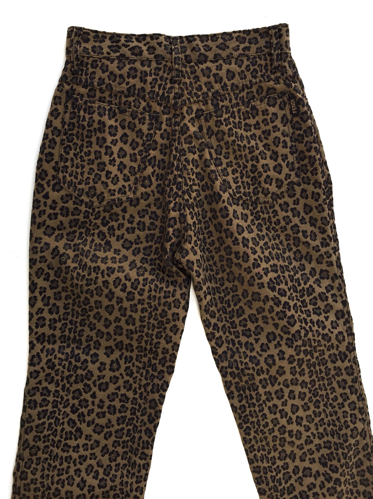 Vintage Authentic Fendi Leopard Pants - 4