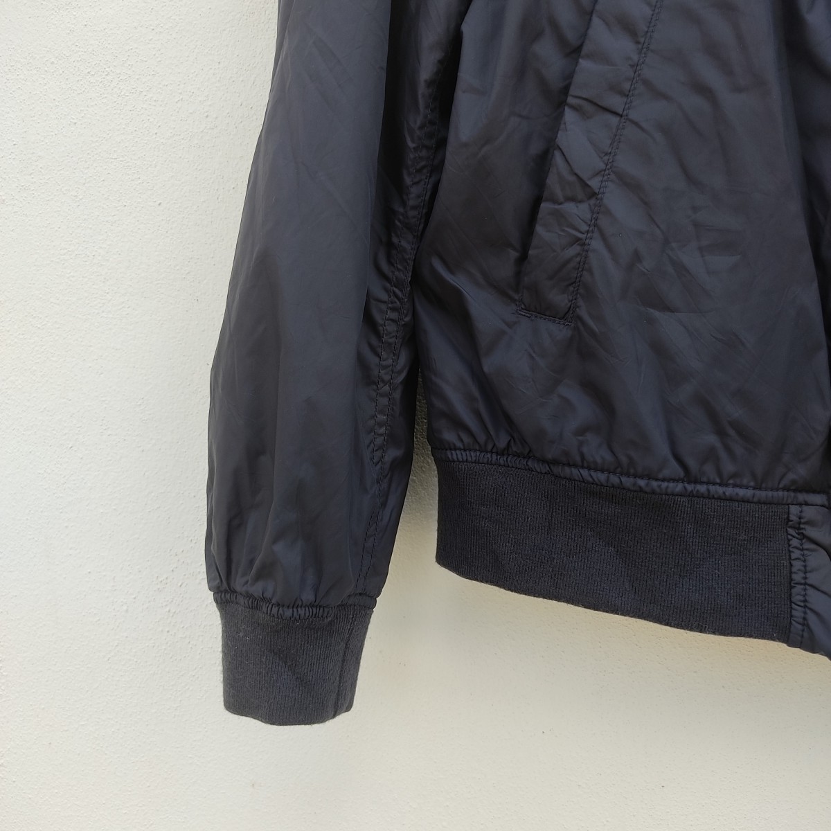 Bomber Jacket - Men’s Medium Black Bomber Ma-1 Jacket - 4