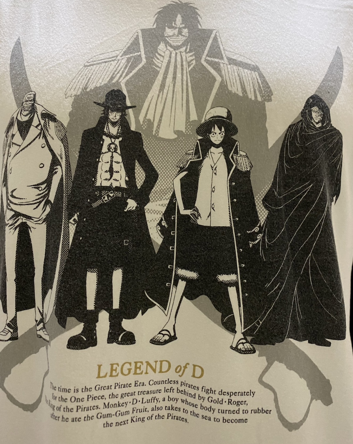 Uniqlo - Vintage One Piece Will Of D ( ‘ROGER,GARP,ACE,LUFFY,DRAGON) - 2