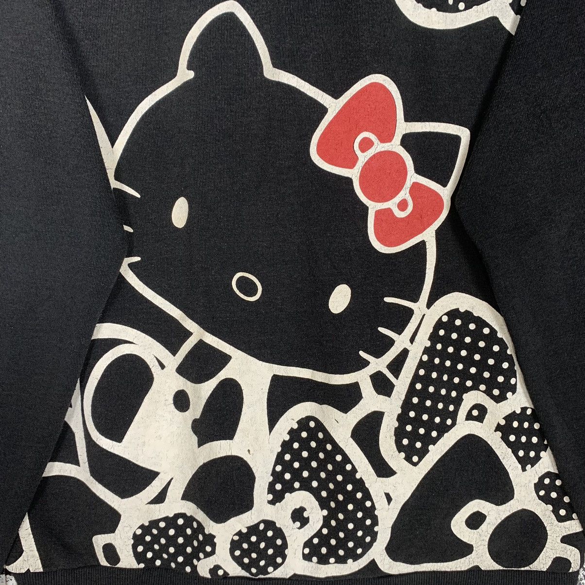 Vintage - Japanese Cartoon Hello Kitty Zipper Hoodie Backprint - 10