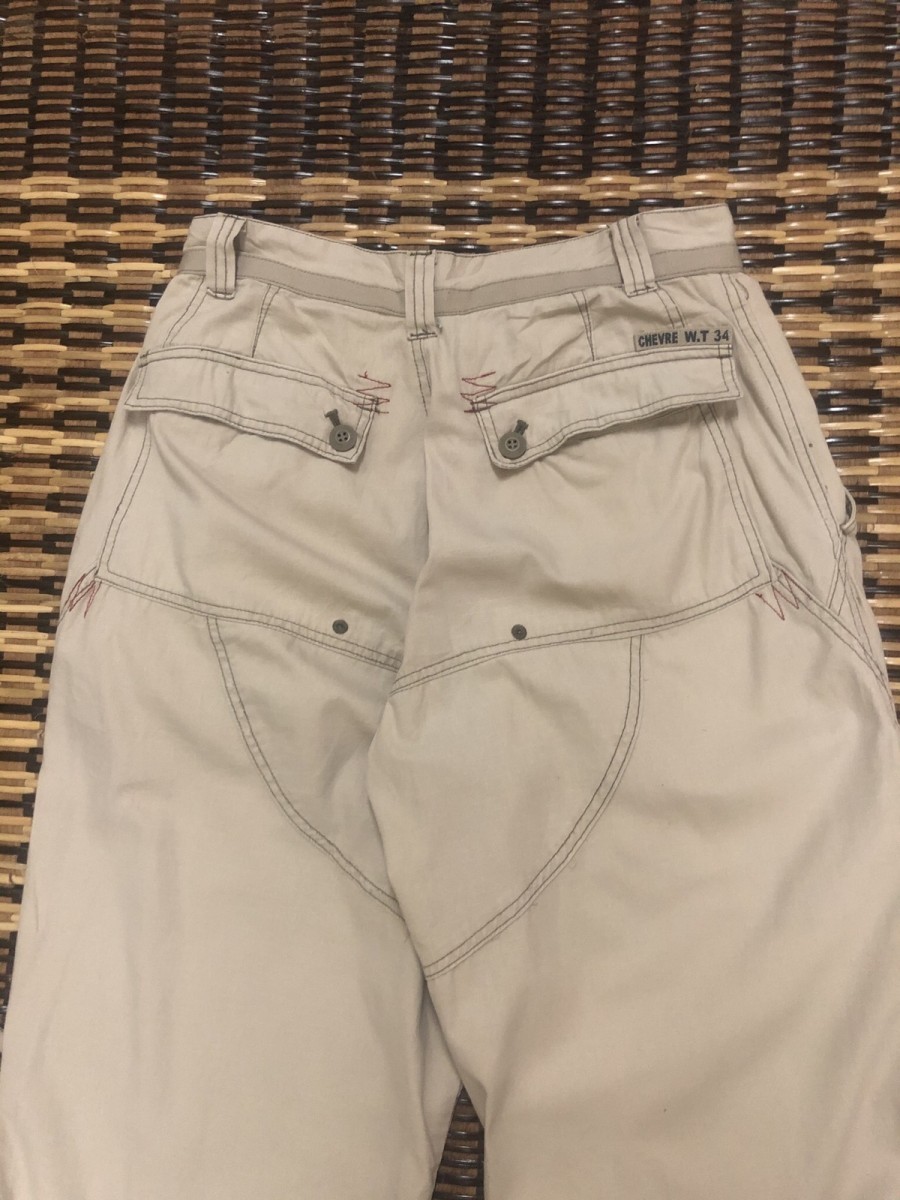 Japanese Brand - Chevre Cargo Pants Drawstring leg - 6