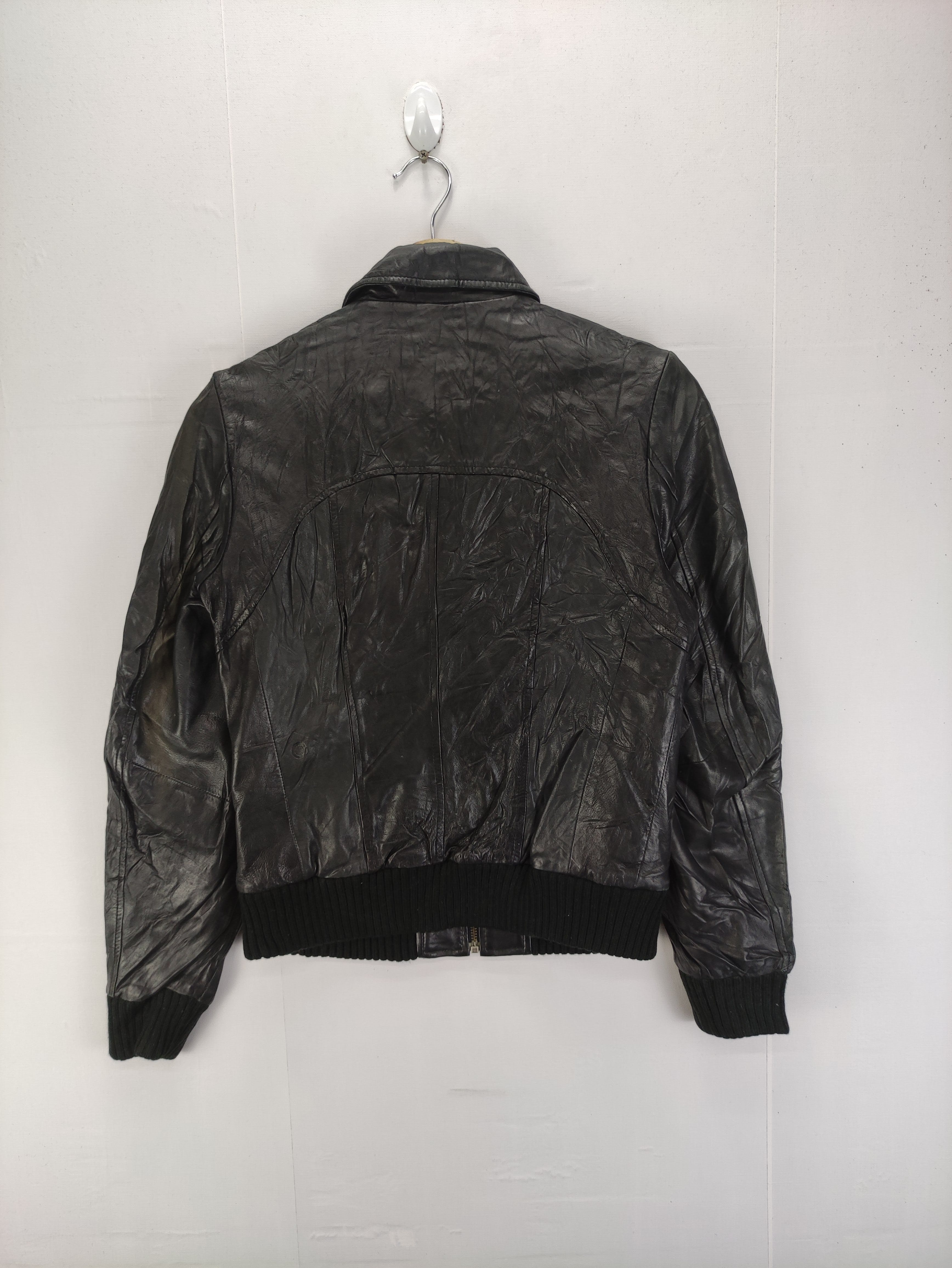 Vintage Leather Jacket Limited Collection Zipper - 10