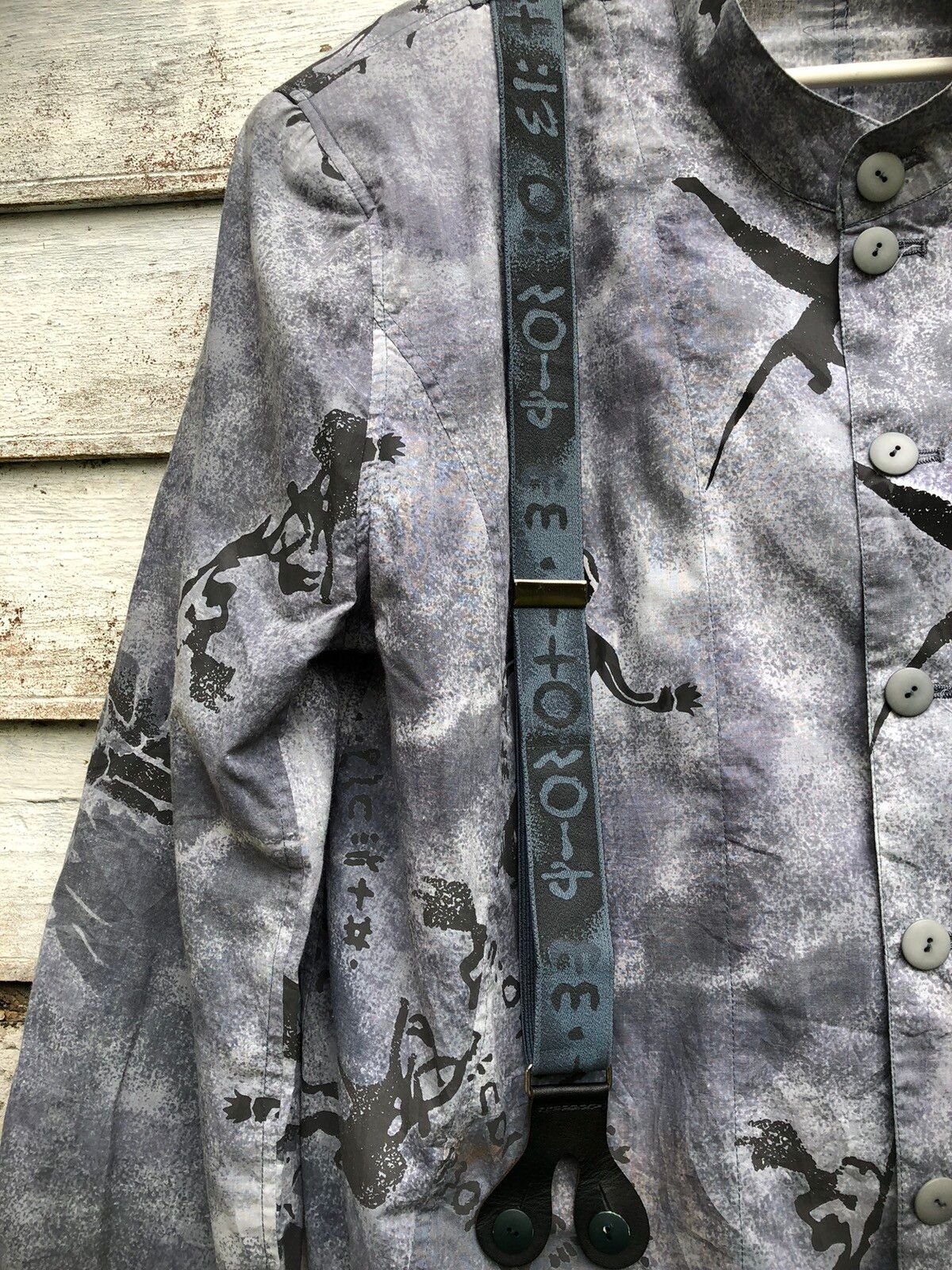 Archival Clothing - Archival Kansai International Art Printed Suspender Jacket - 5