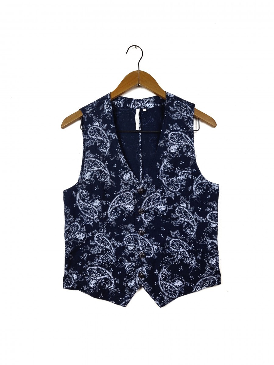 Other - Unbranded Paisley Bandana Vest Suit Jacket - 1