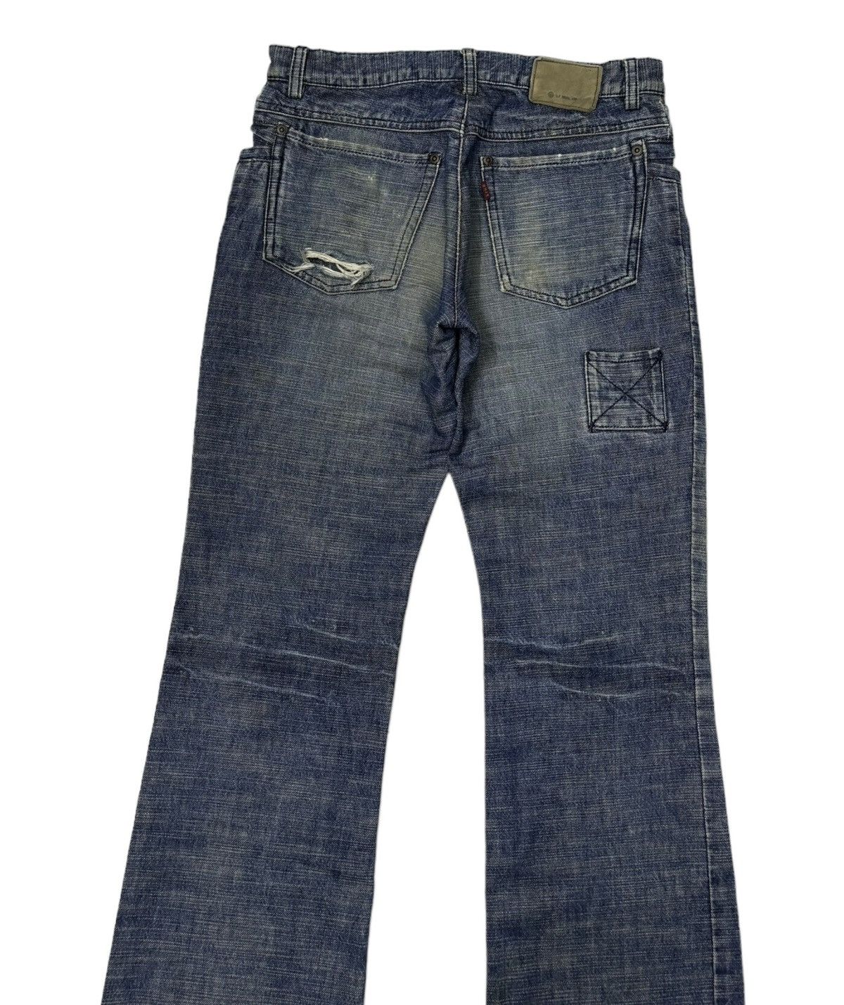 Archival Clothing - 🔥ARCHIVE L7 REAL HIP JAPANESE FLARED DENIM BOOTCUT JEANS - 3