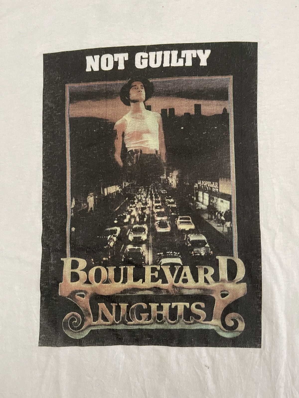 Vintage 90s Boulevard Night Crime movie tee - 5