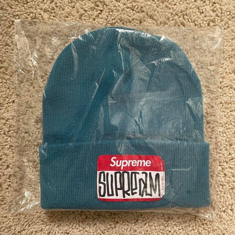 2021 TEAL MARK GONZALES GONZ NAMETAG BEANiE WiNTER CAP HAT - 1