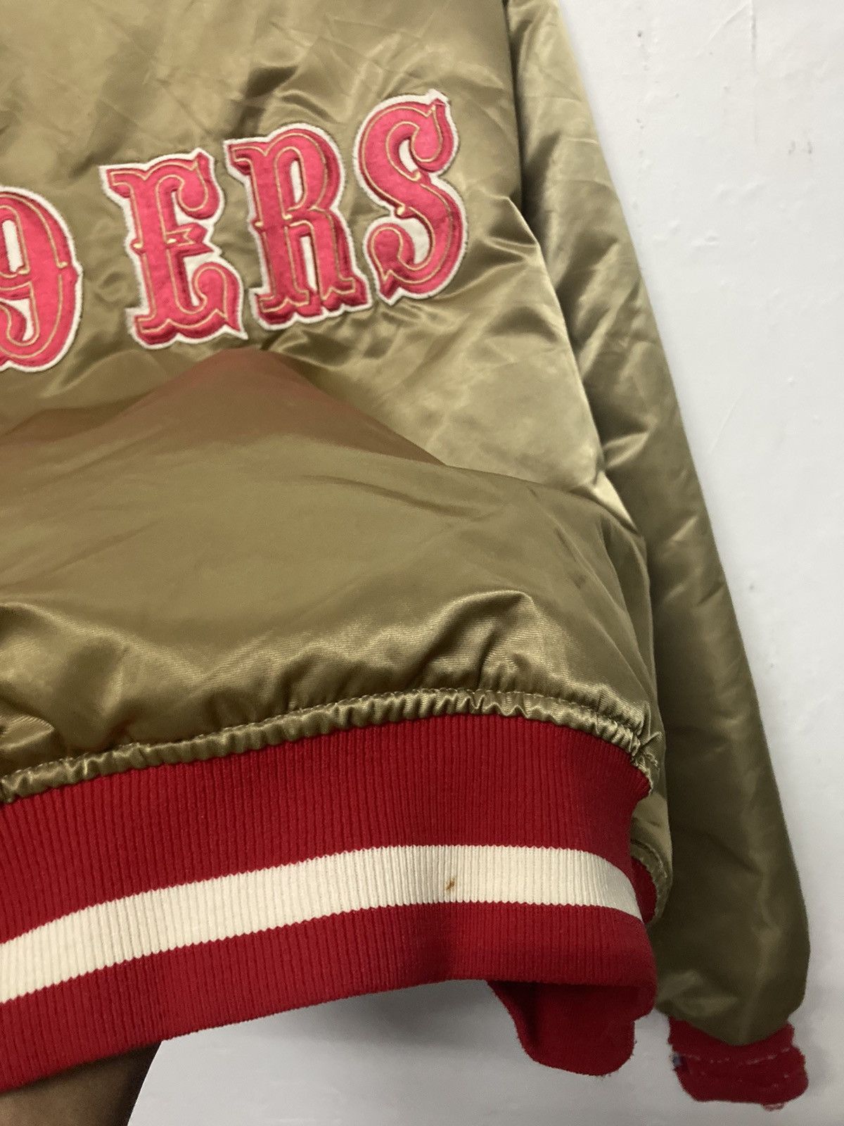 Vintage Rare Starter SF 49ers Satin Jacket - 17