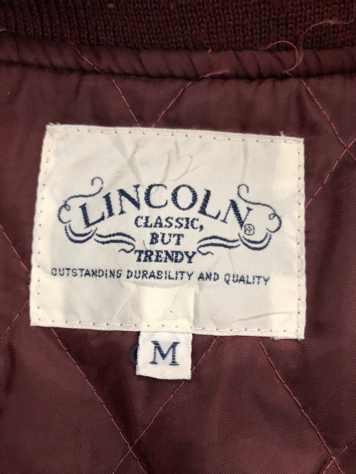 Vintage - VA7 Lincoln Company Big Logi Varsity Jacket - 6