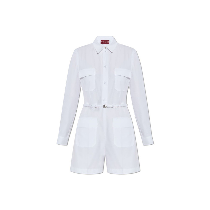 GUCCI White Jumpsuit New & Authentic (Women's size:IT 38;) - 1