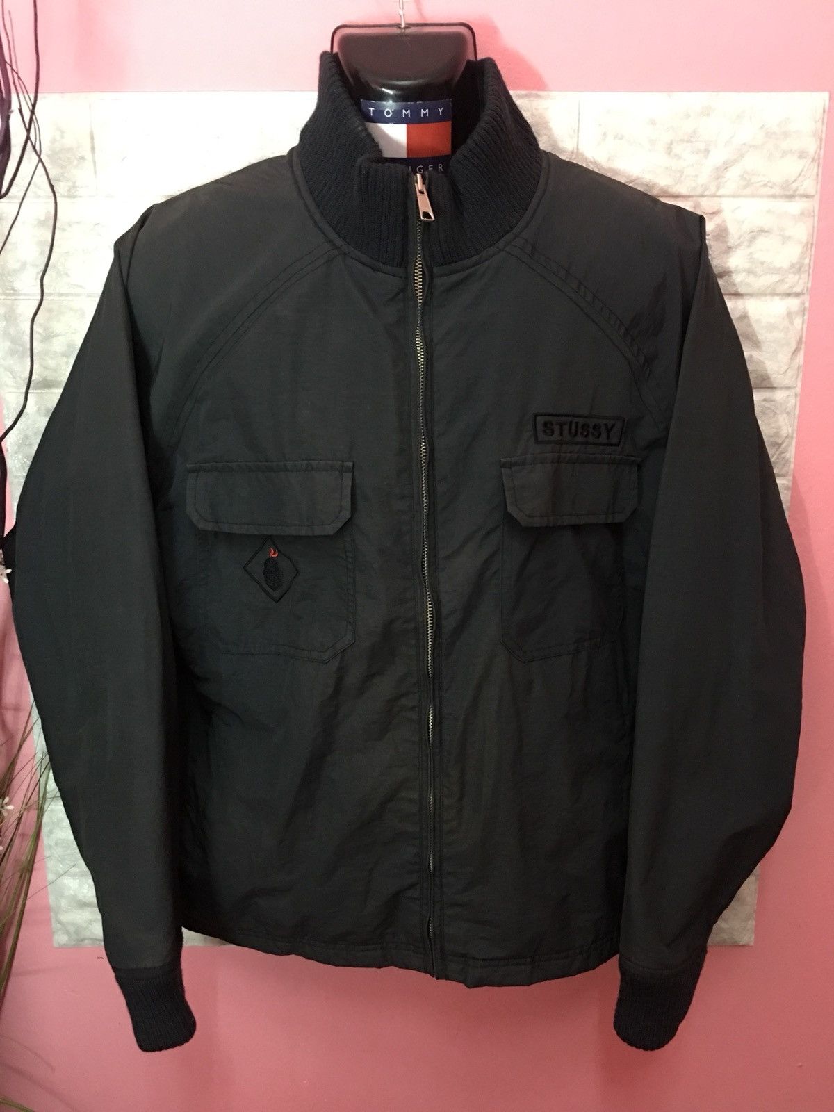 Stussy bomber jacket/stussy flight jacket - 1