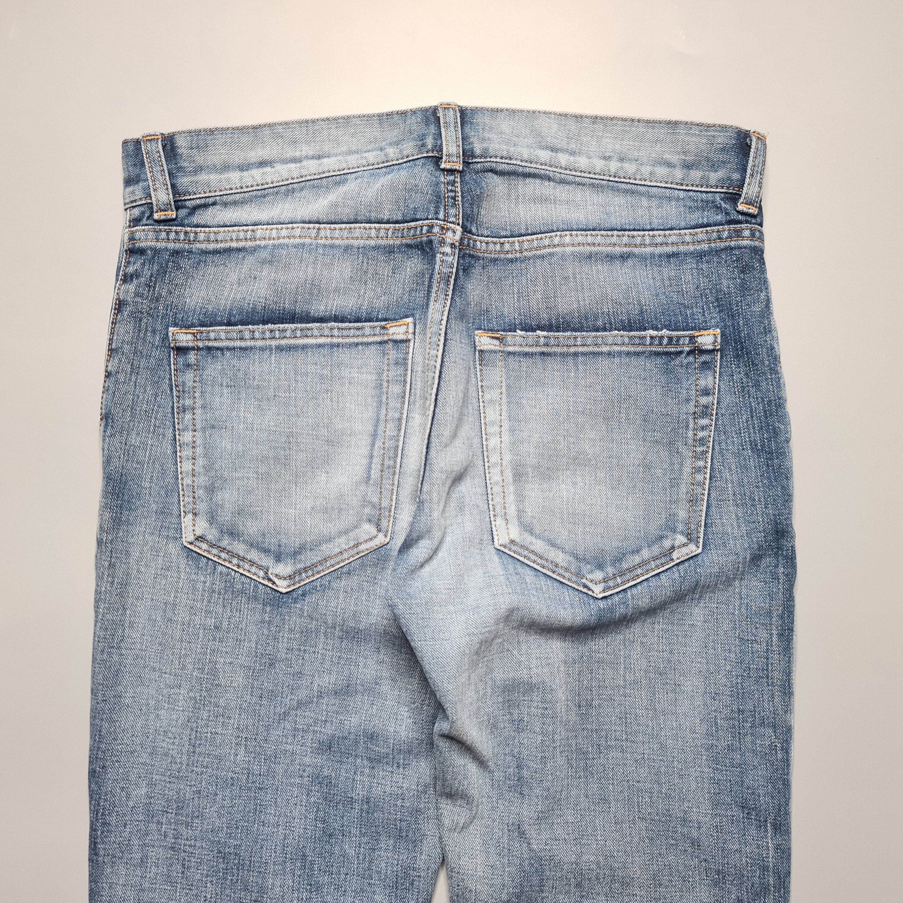 Saint Laurent Paris - AW17 D02 Blue Washed Skinny Jeans - 4