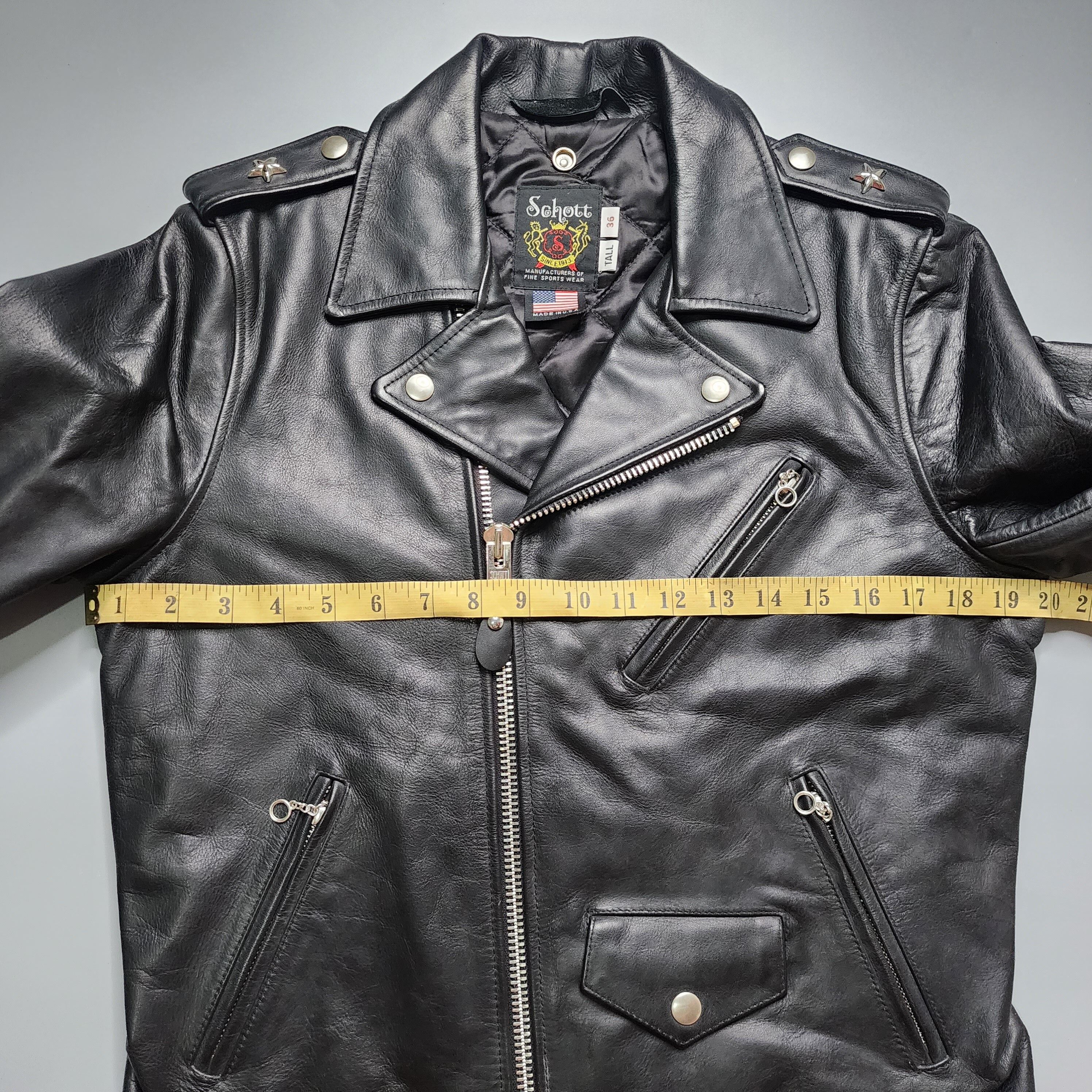 Schott NYC - 613UST Vintage One Star Rider Jacket - 14
