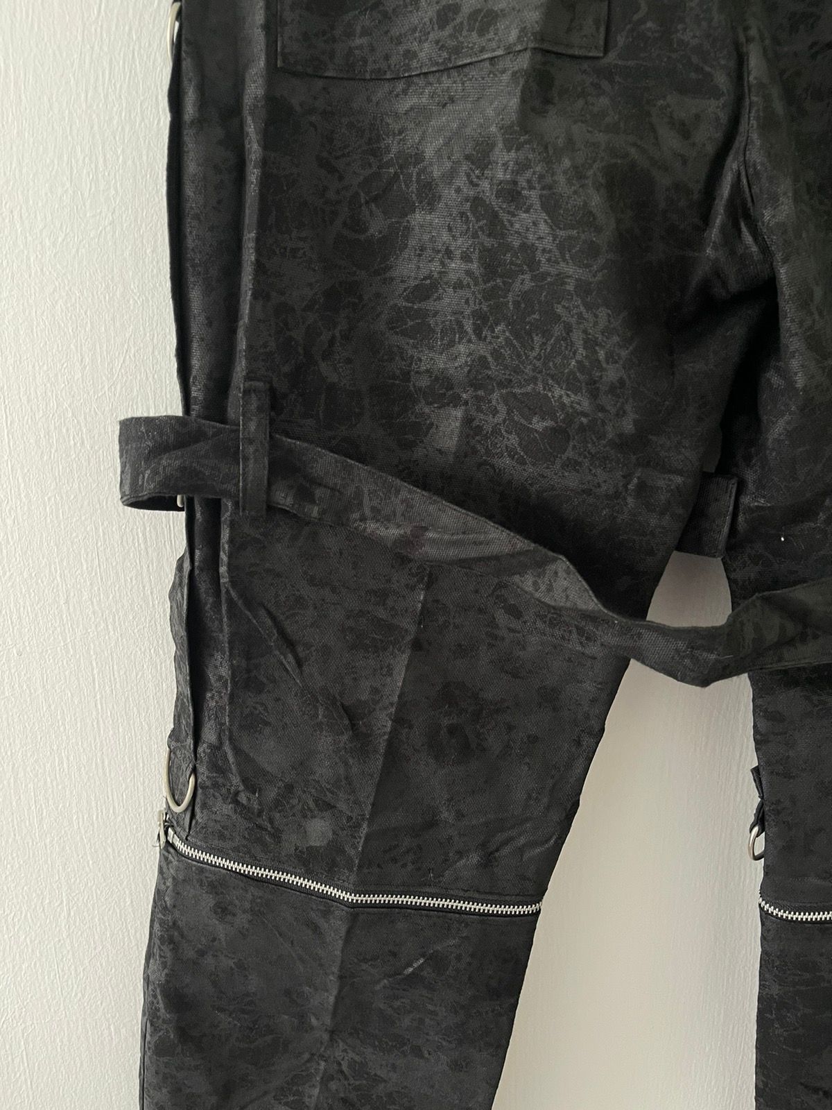 Designer - Japanese Brand Seditionaries bondage back zip wax pants - 7