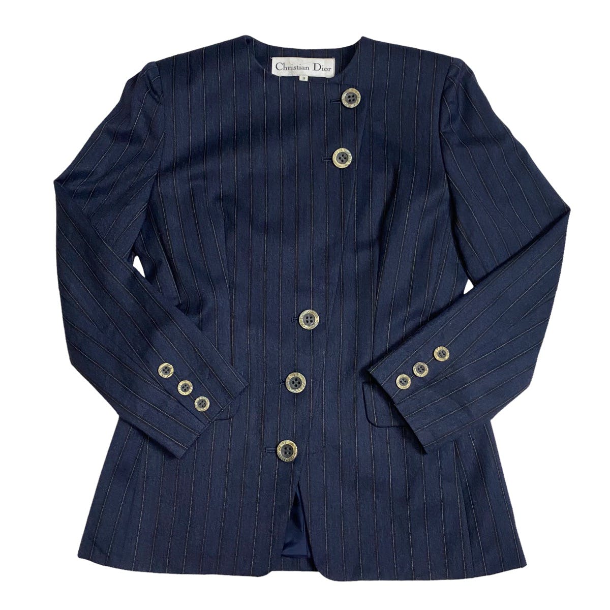 Christian Dior Monsieur - Christian Dior Single-Breasted Coat slant button Jacket - 5