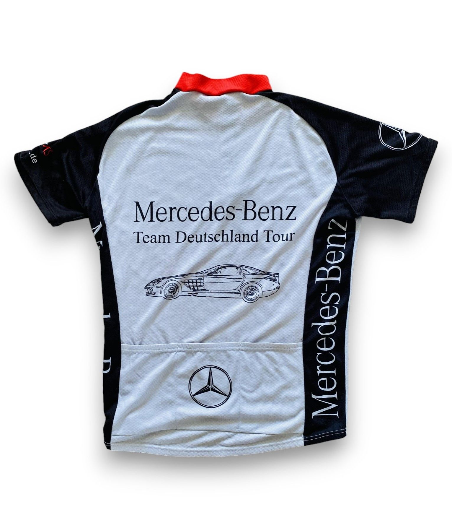Vintage - Maisch Mercedes-Benz Cycling Jersey T-shirt Sportswear - 5