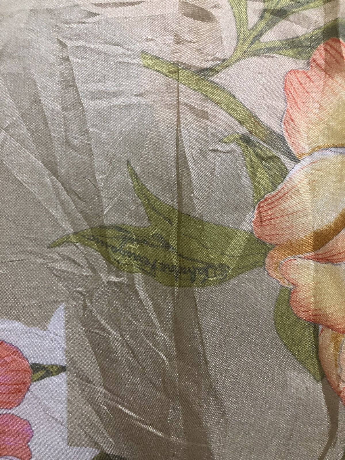 Salvatore Ferragamo Quilted Flora Art Silk Jacket - 5
