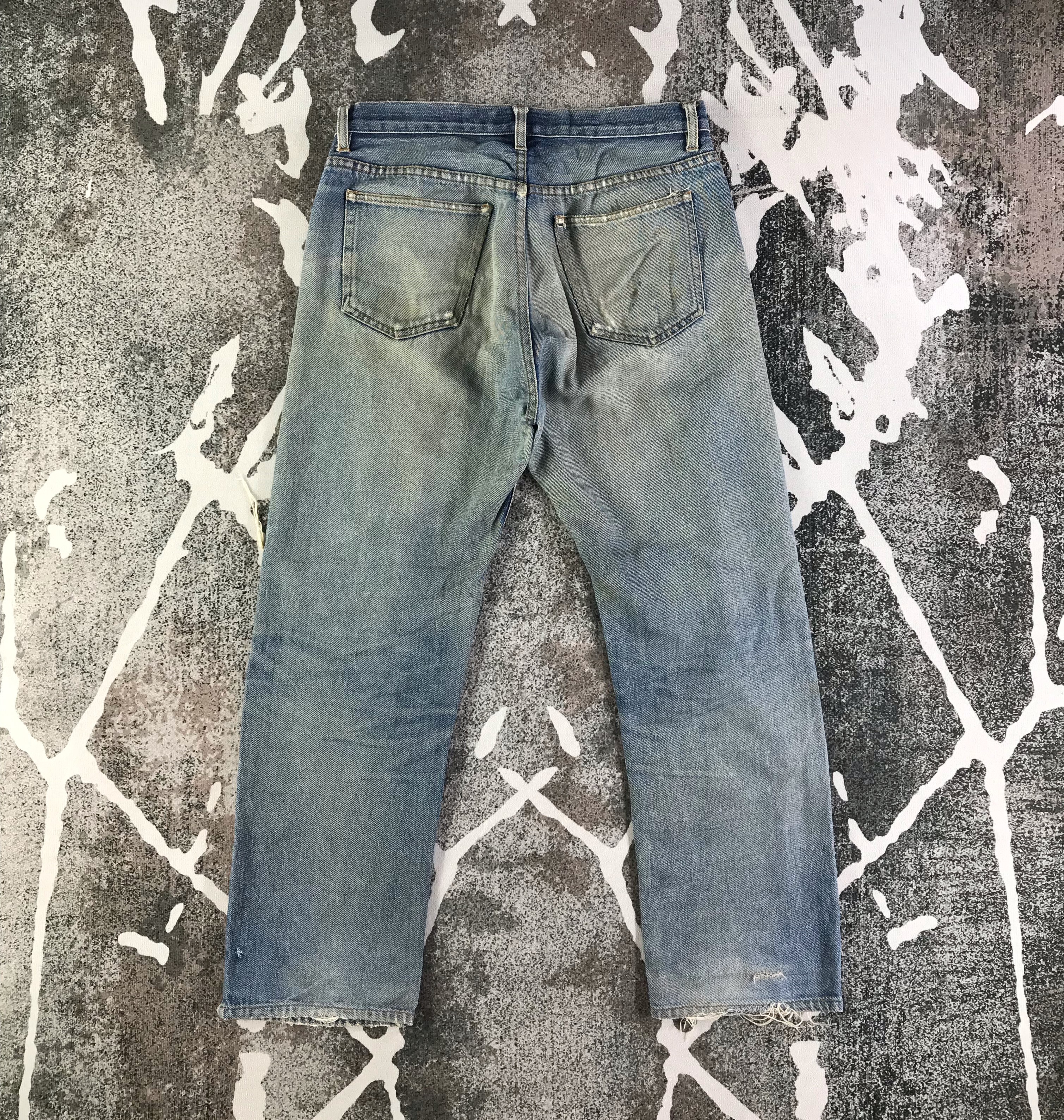 Vintage APC Selvedge Jeans Distressed Denim KJ2329 - 2