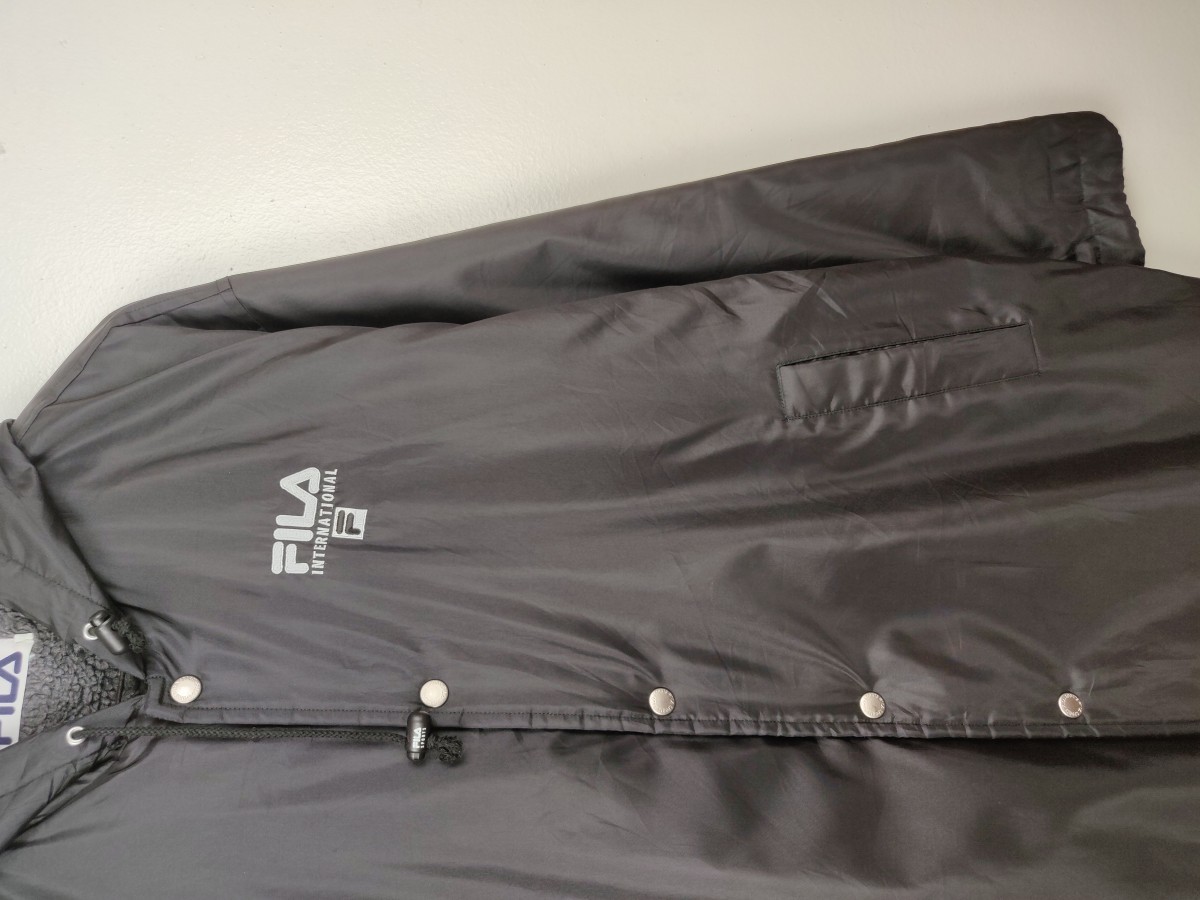 Fila - Raincoat Snap Button Long Jacket - 5