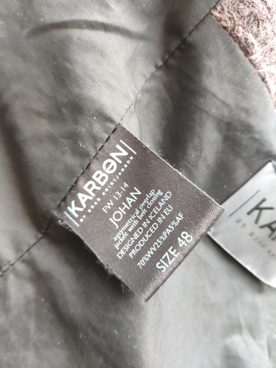 Karbon - Destroyed wool coat.Runs like Julius or RIck Owens coats - 12