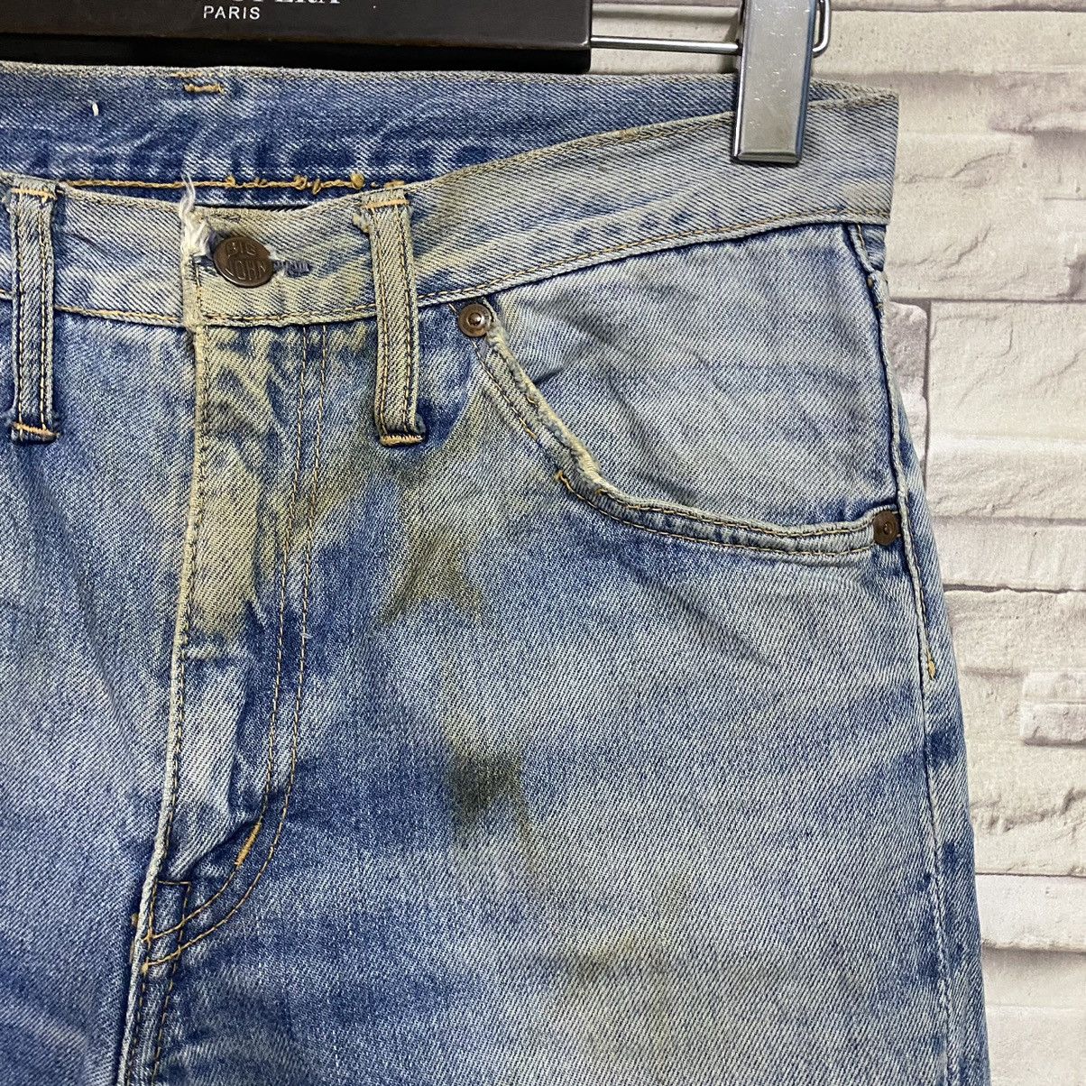 Vintage 80s Big John Distressed Rusty Bell Bottom Jeans - 6