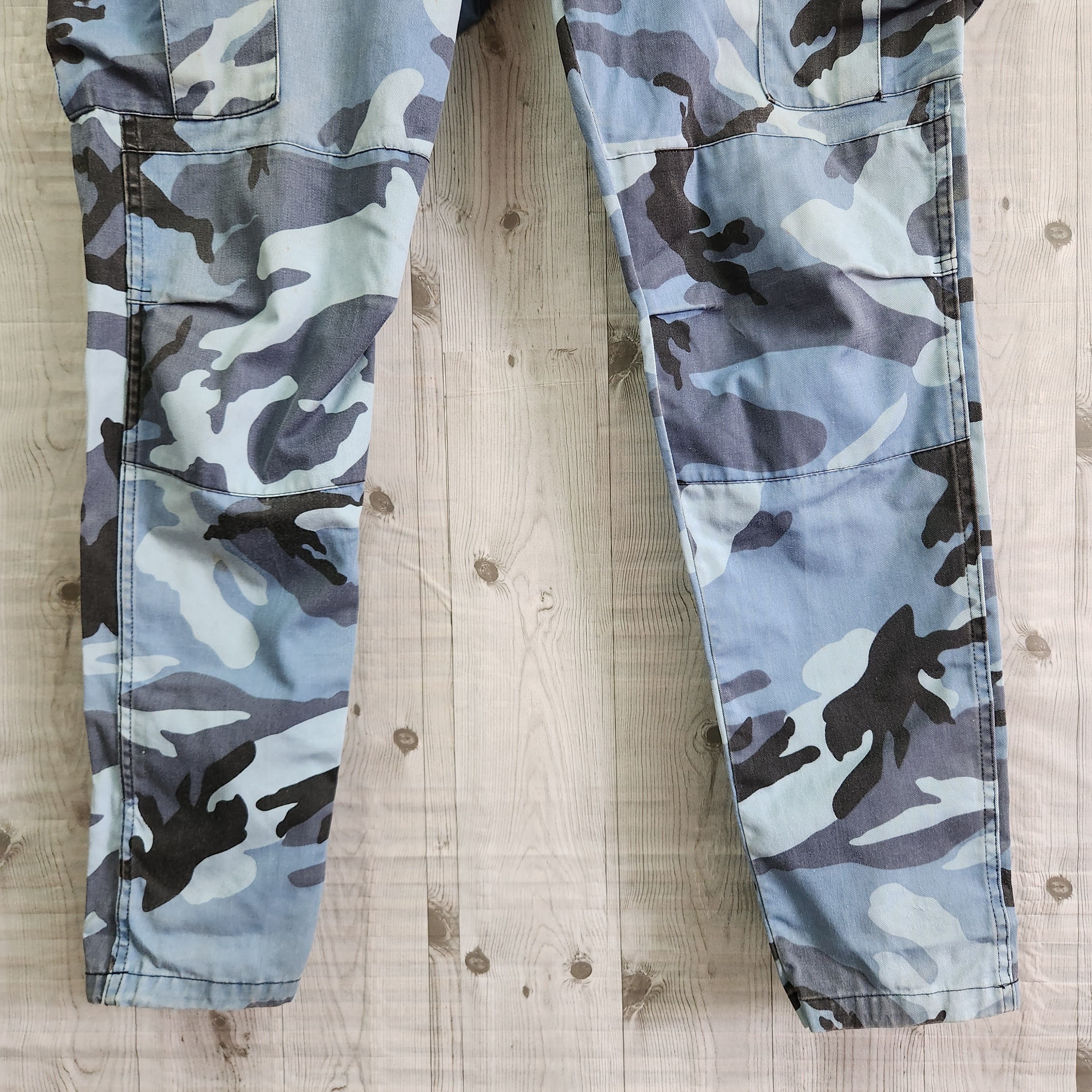 Camouflage Cargo Pants Multipockets Japanese Brand - 15