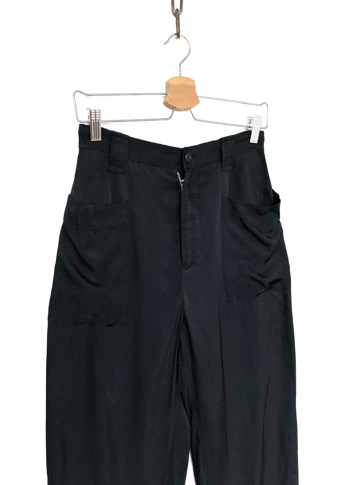 FW90 Comme des Garçons High Waist Gabardine Pants - 1