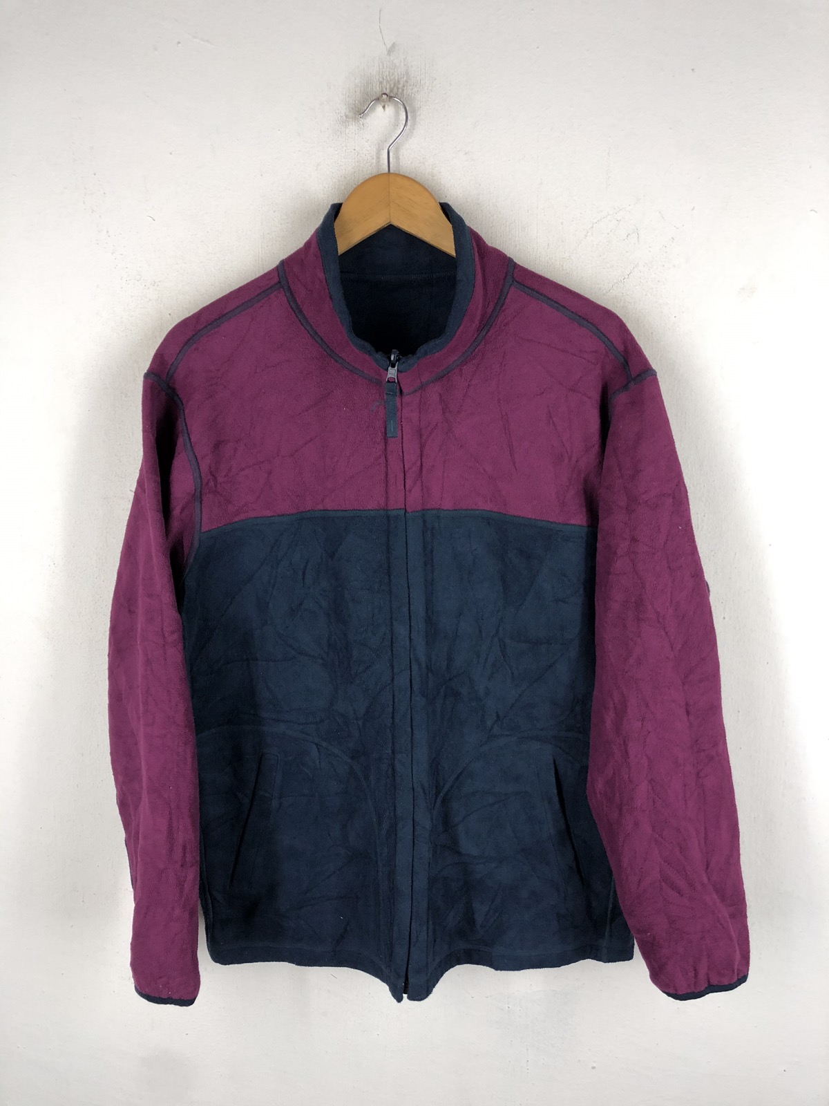 Uniqlo - Two tone color uniqlo fleece jacket - 1