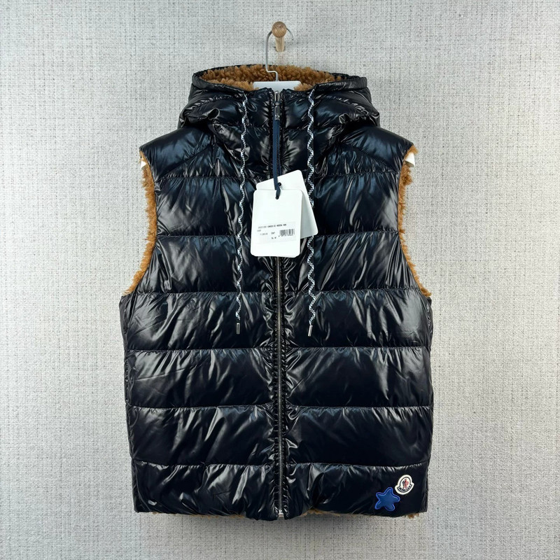 Moncler Collaboration Reversible Fleece & Down Zip Vest - 1