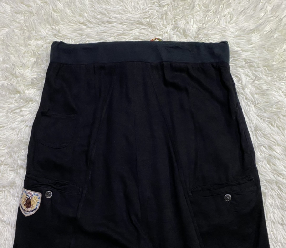 Issey Miyake - Rayon Drop Crotch Pants - 10
