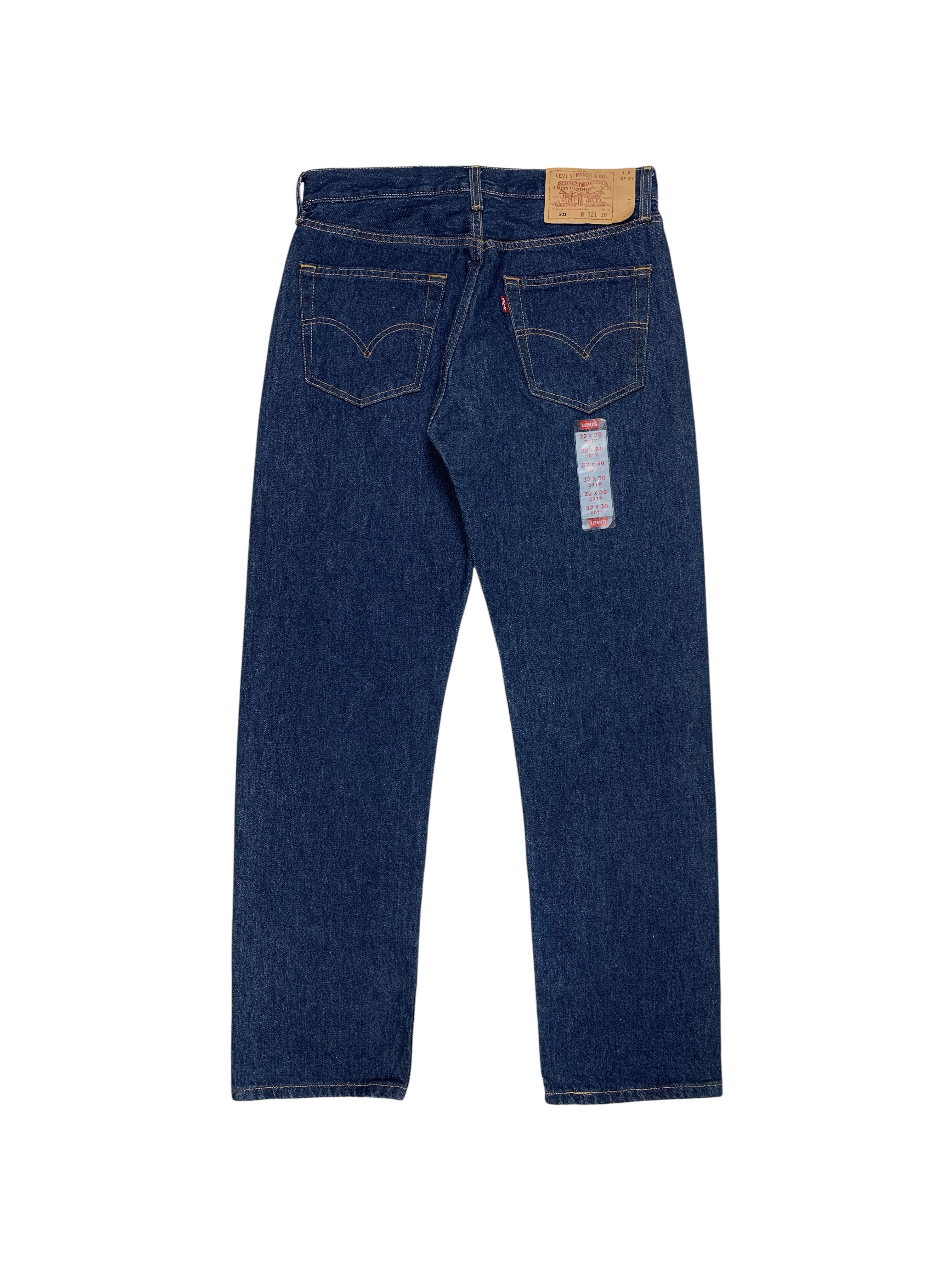 Deadstock Levi’s 501 Dark Blue Jeans - 3