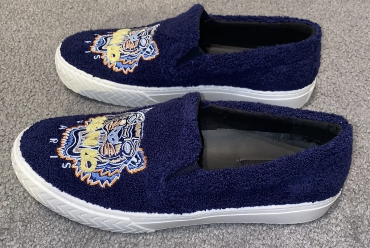 Kendo K-Skate Tiger Towel Slip-Ons - NWT - 5