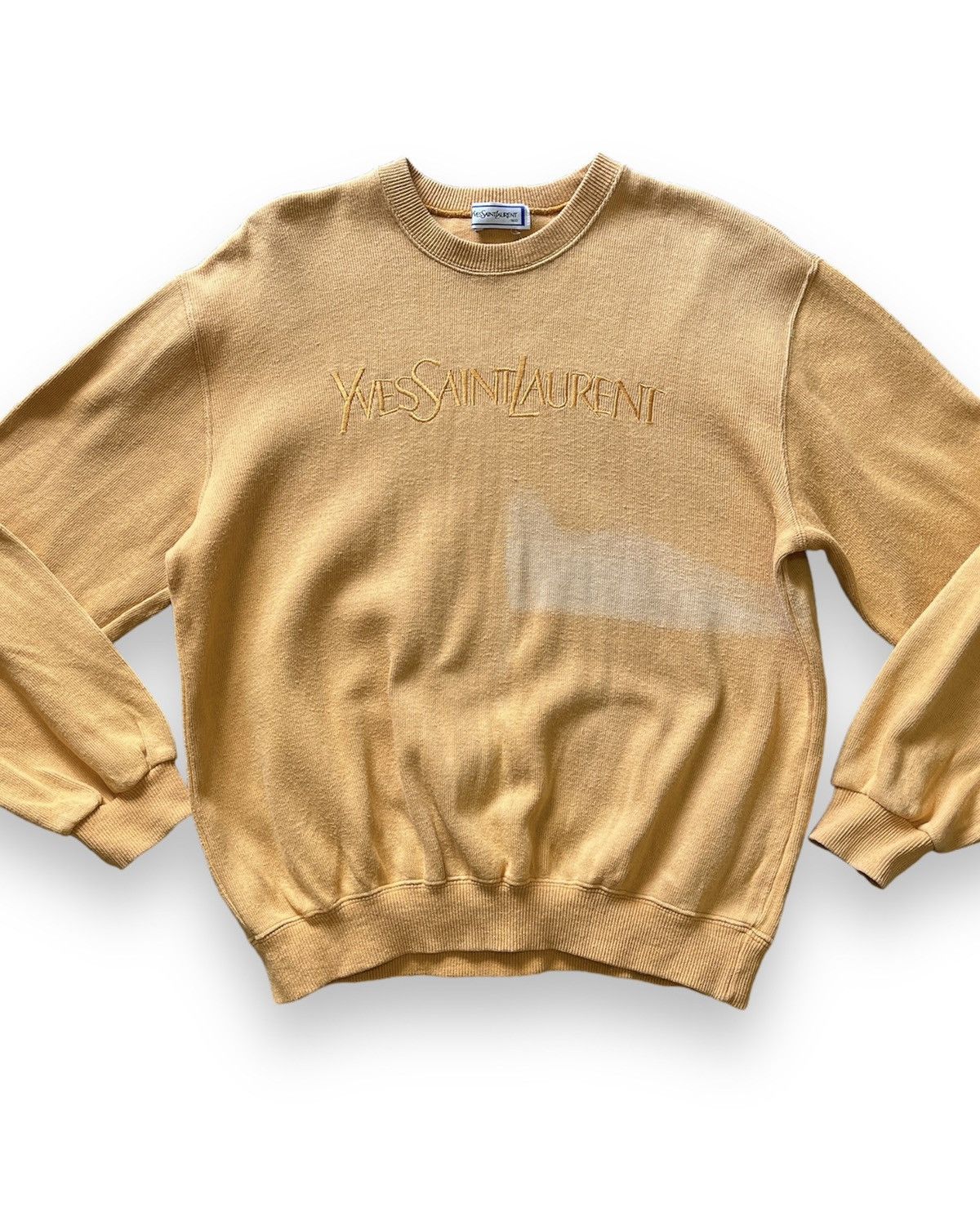 Sun Faded Vintage Yves Saint Laurent Sweater - 1