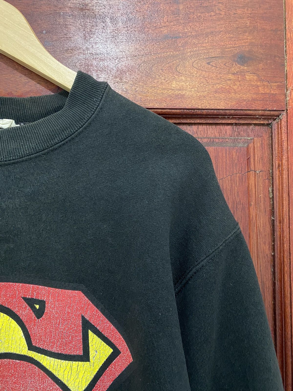 🇺🇸 Vintage 1996 Superman Dc Comics Movie Crewneck Sweatshirt - 4