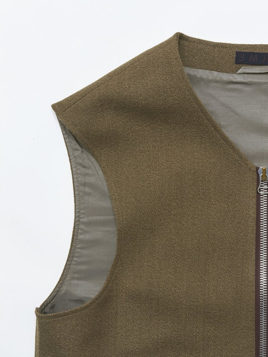 3man - jerkin vest wool - 7