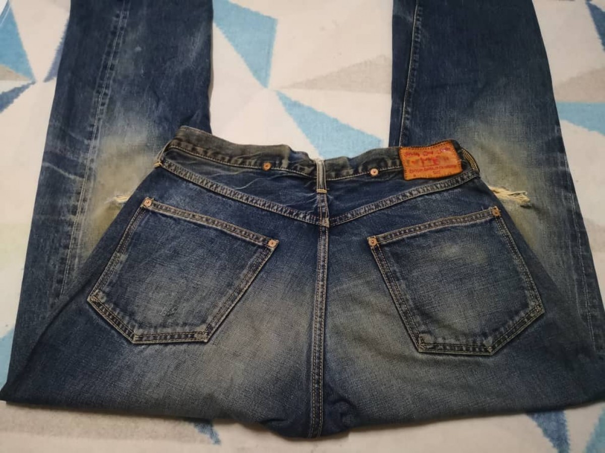 Distressed Denim - Sewing Chop Selvedge Denim - 9