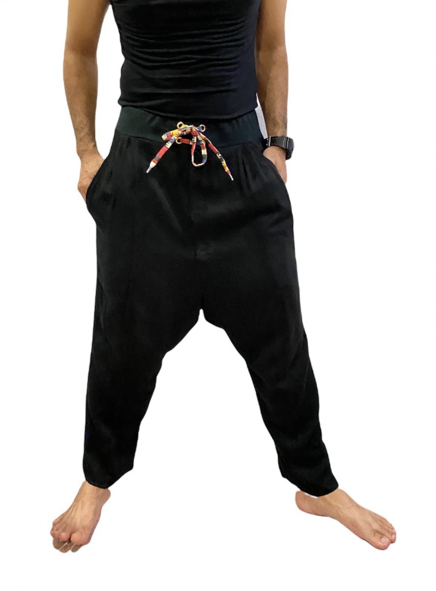 Issey Miyake - Rayon Drop Crotch Pants - 2
