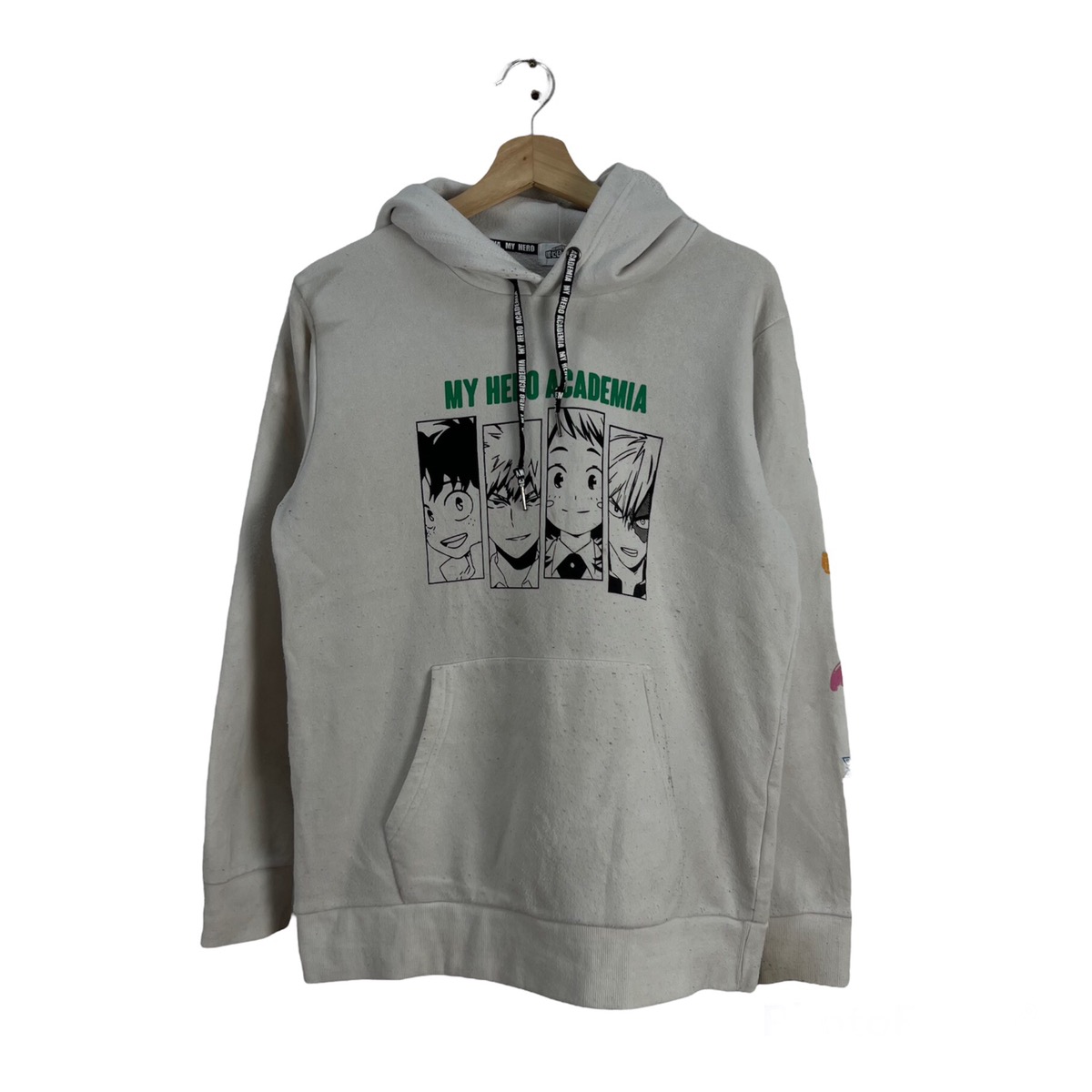 Japanese Brand - VINTAGE MY HERO ACADEMIA HOODIE BIG LOGO CARTOON JAPAN - 1