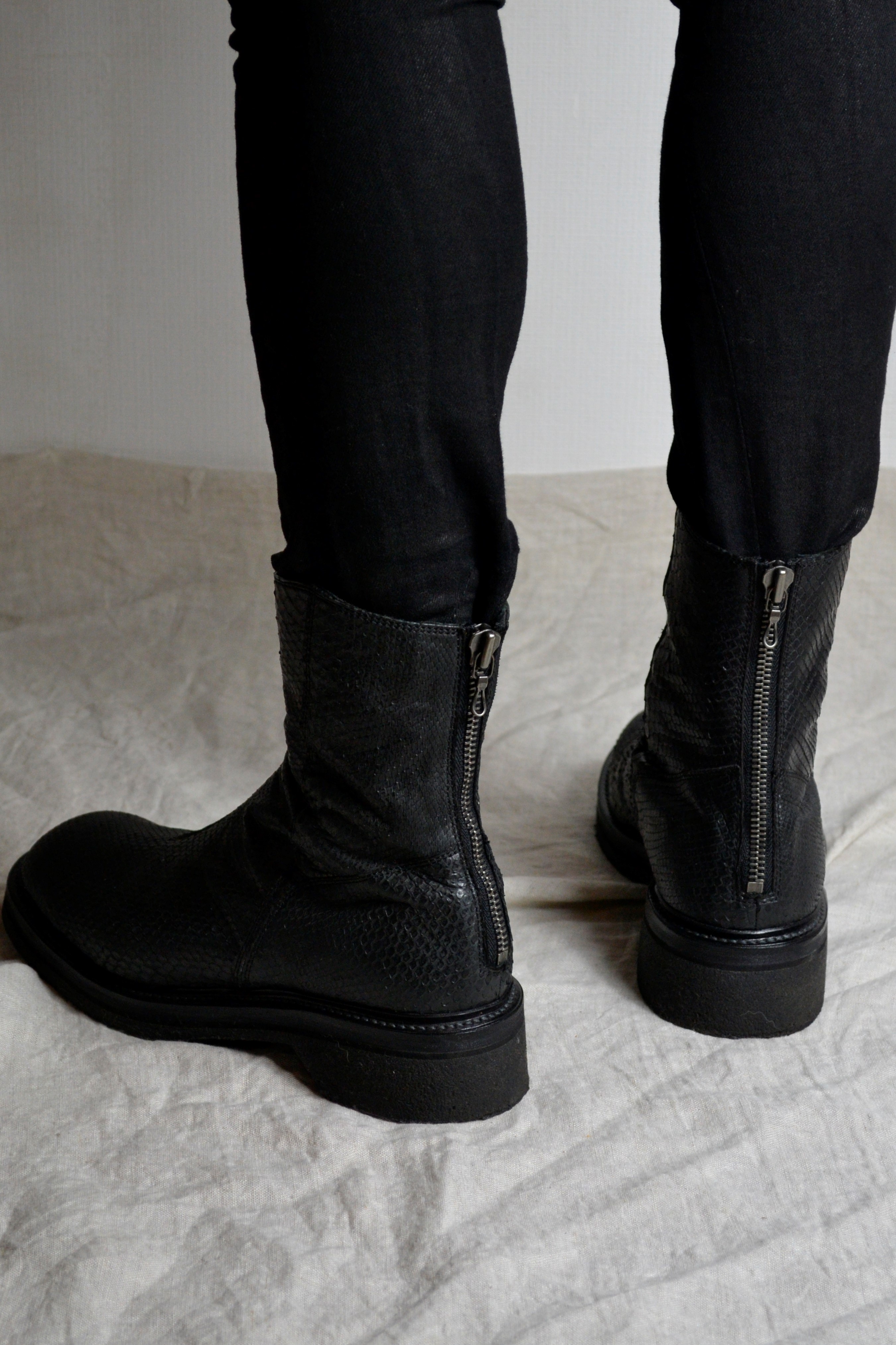 AW15 Sphere Backzip Python Boots - 517FWM7 - 5