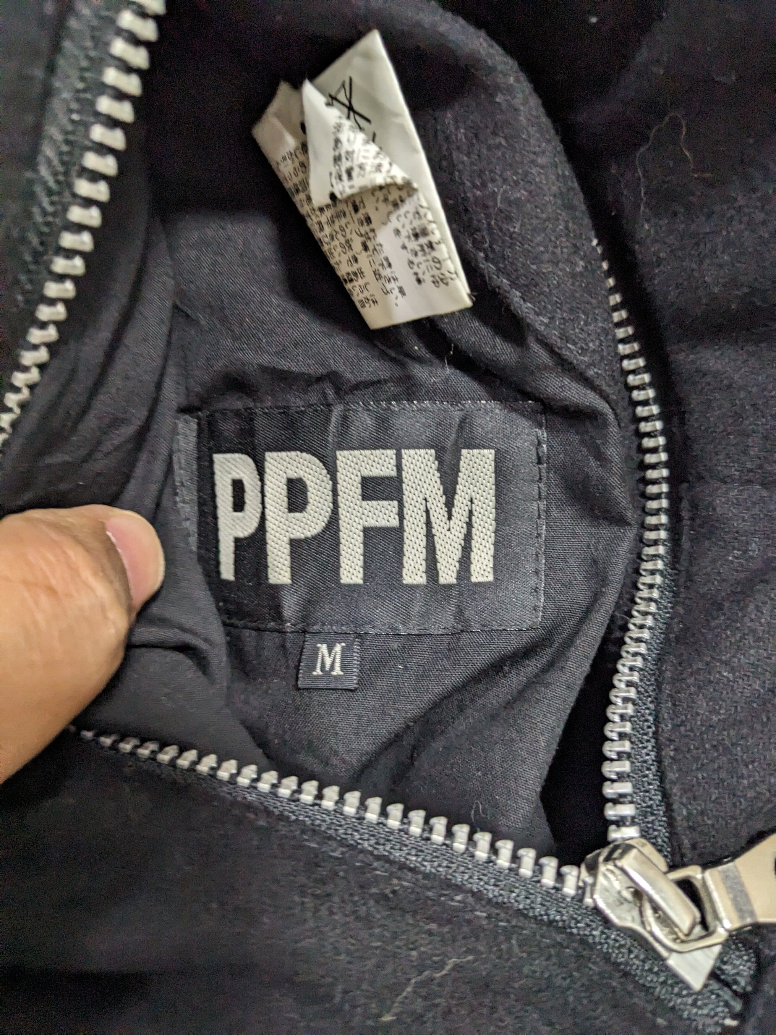 Avant Garde - PPFM Down Vest Hooded Jacket Reversible Black - 9