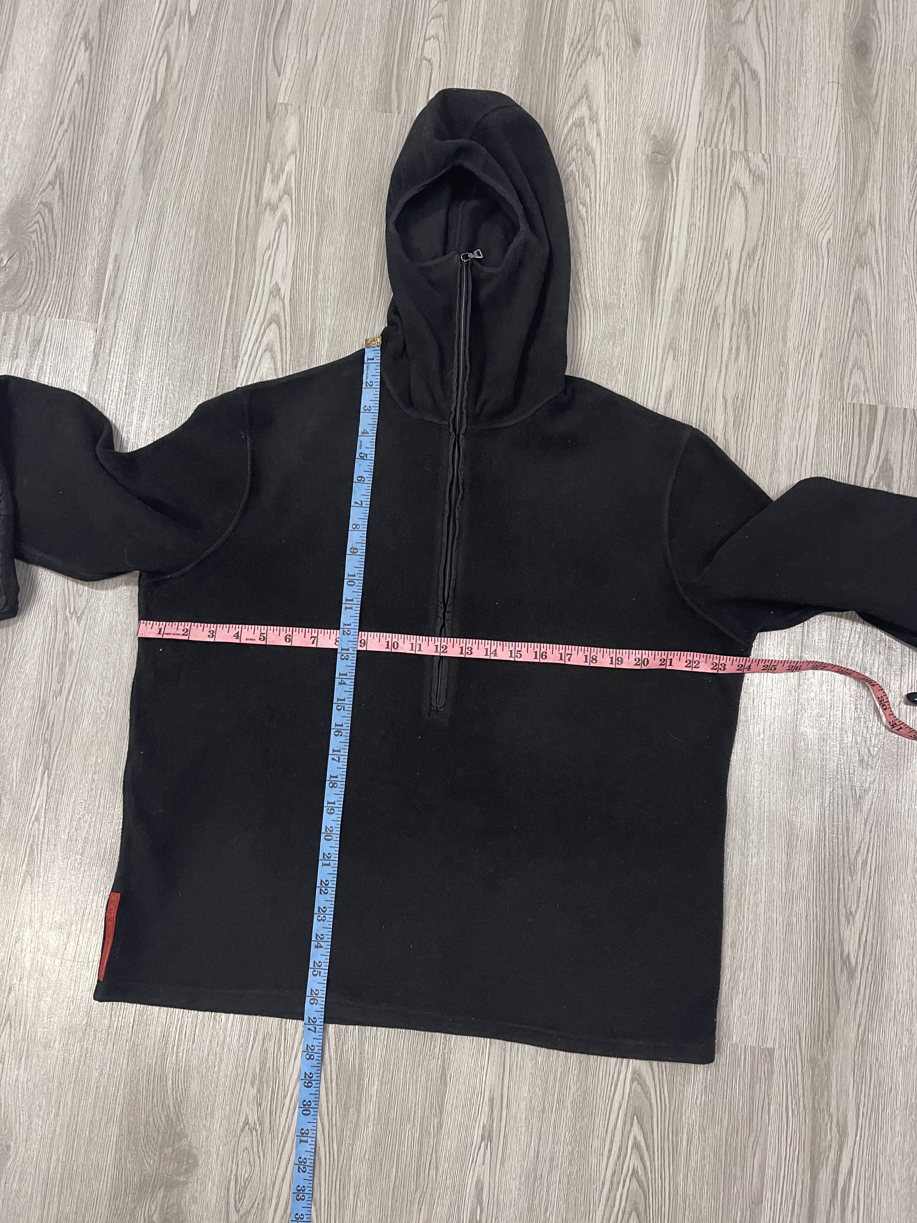Prada AW00 Prada Sport Balaclava 'Ninja' Half Zipper fleece