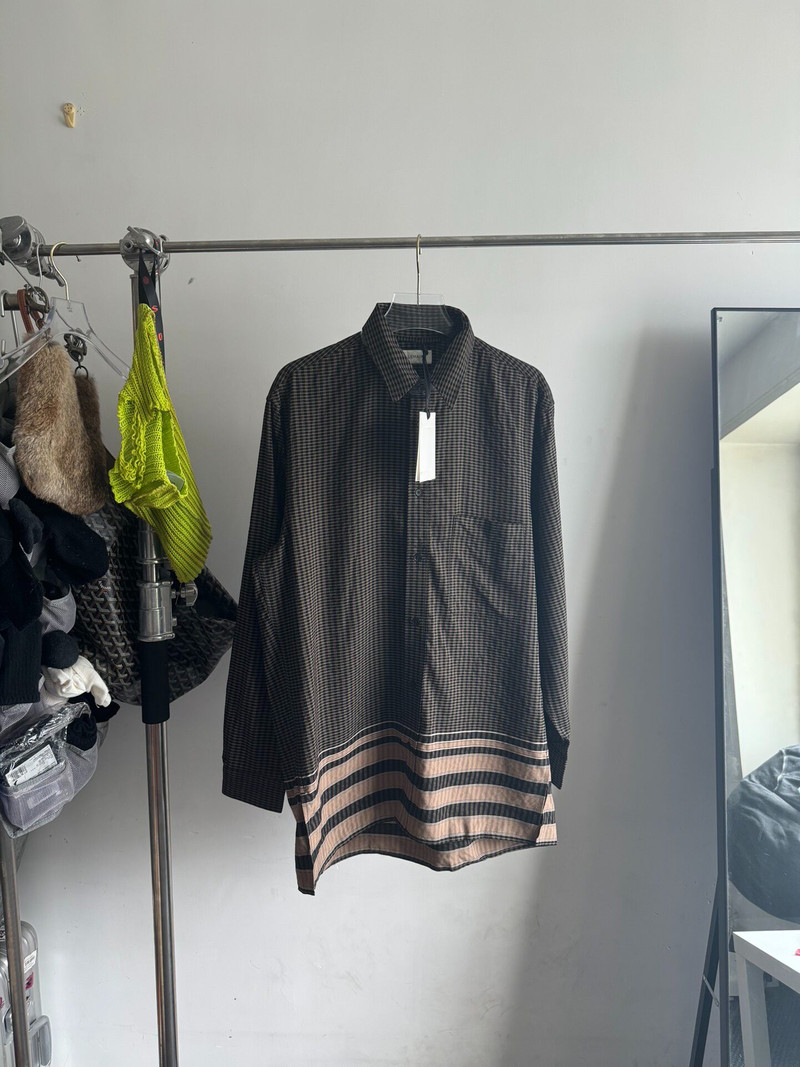 Lemaire 19ss Plaid Long-Sleeve Shirt - 1
