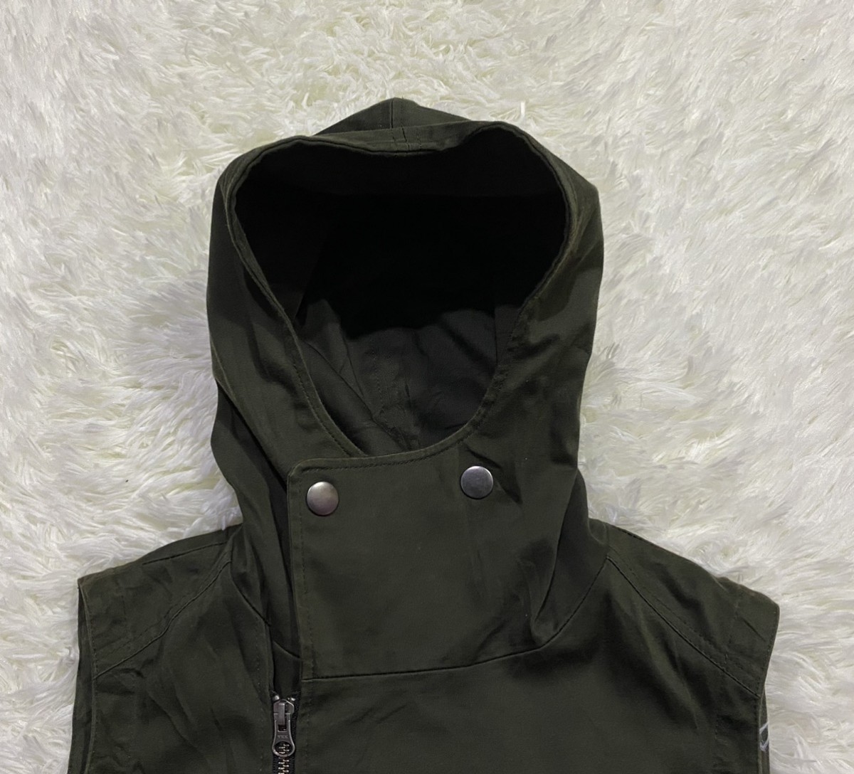 Japanese Brand - Semantic Design Sleeveless Hoodie Jacket - 11