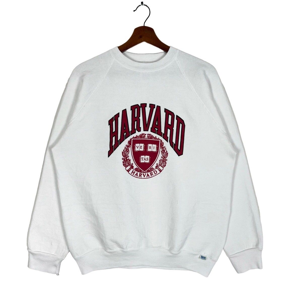 Vintage - 80s Harvard University Classic Logo Sweatshirt - 1