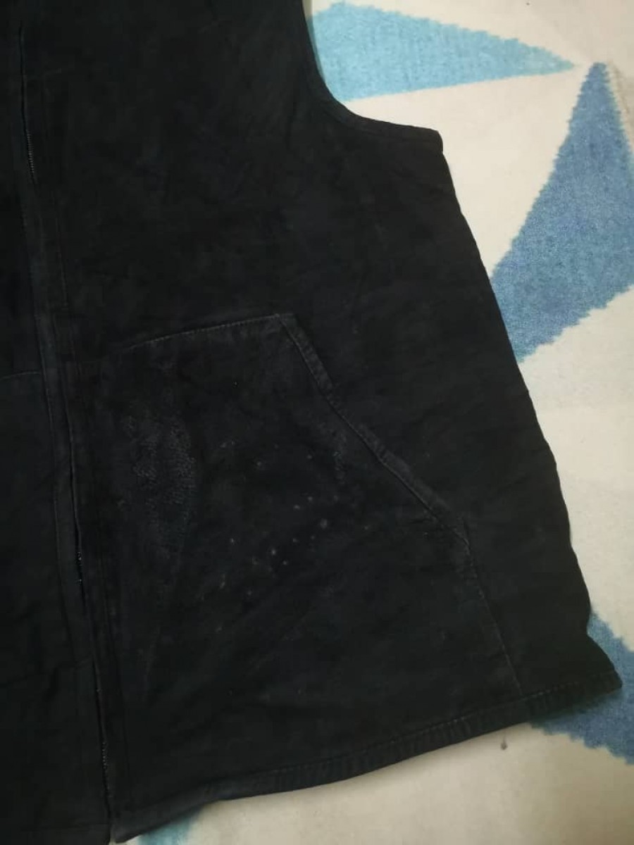 Gianni - Sleeveless Leather Hoodie Jacket - 3