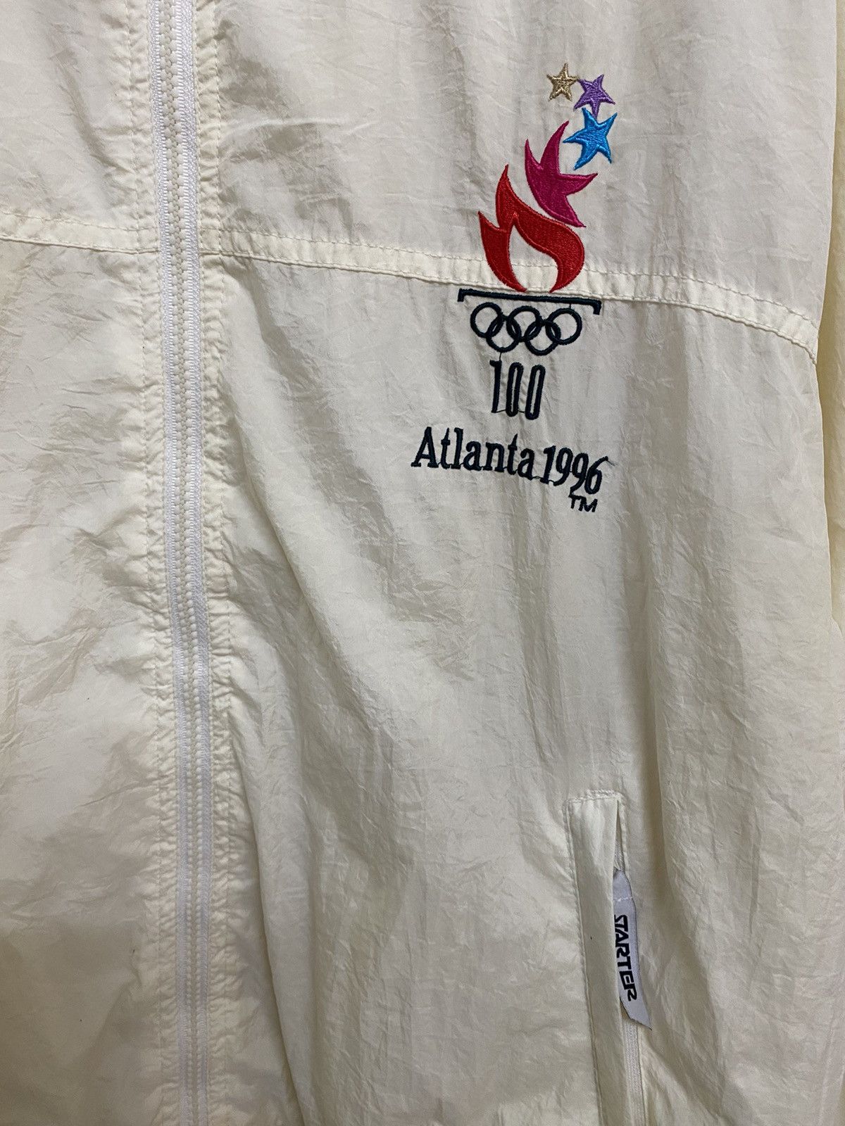 Vintage Starter Olympic Atlanta 1996 Windbreaker Jacket - 3