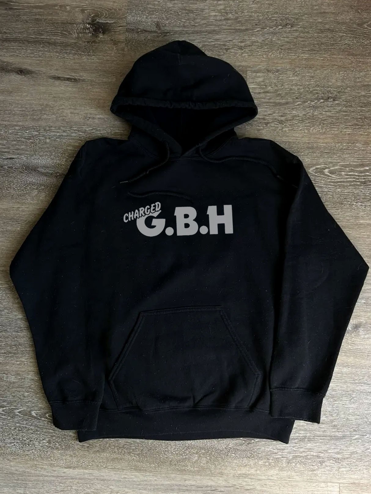 Vintage Style Charged GBH Give Me Fire Hoodie Rare Band Hoodie - 2