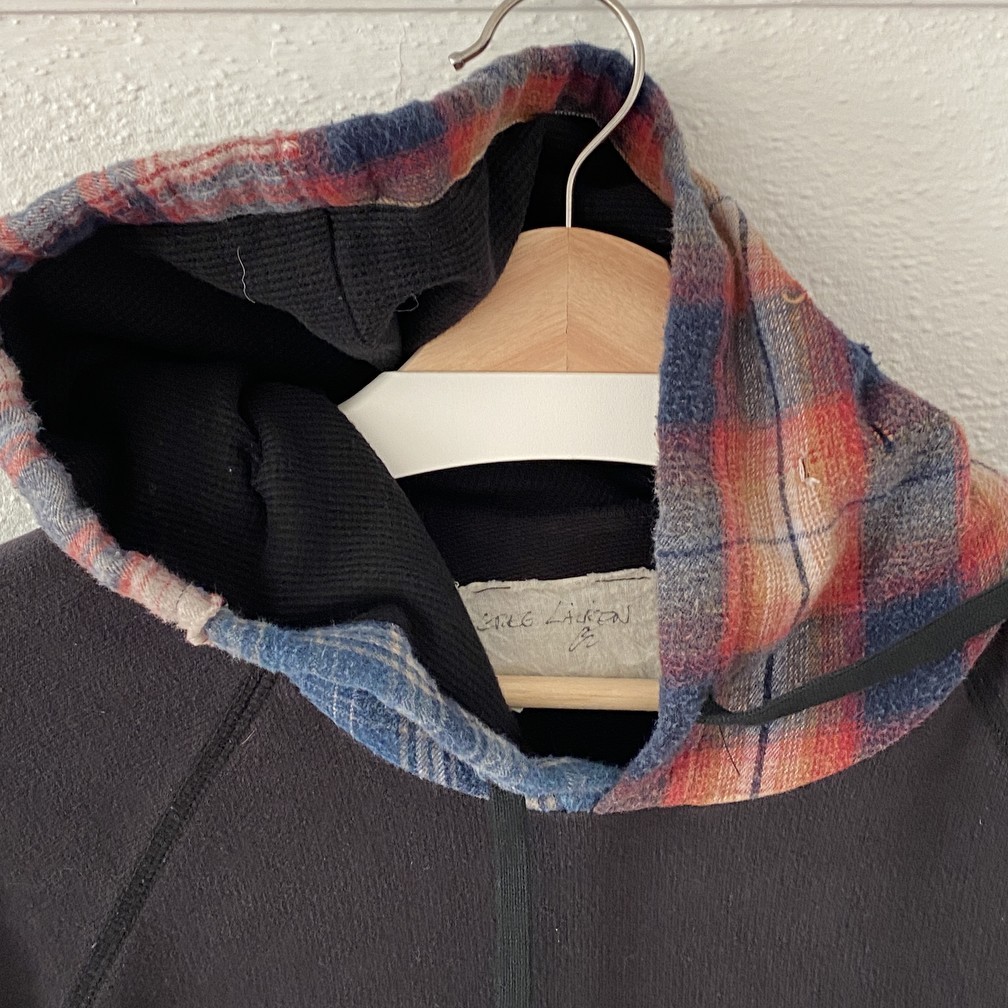 50/50 Mixed Plaid Hoodie - 4