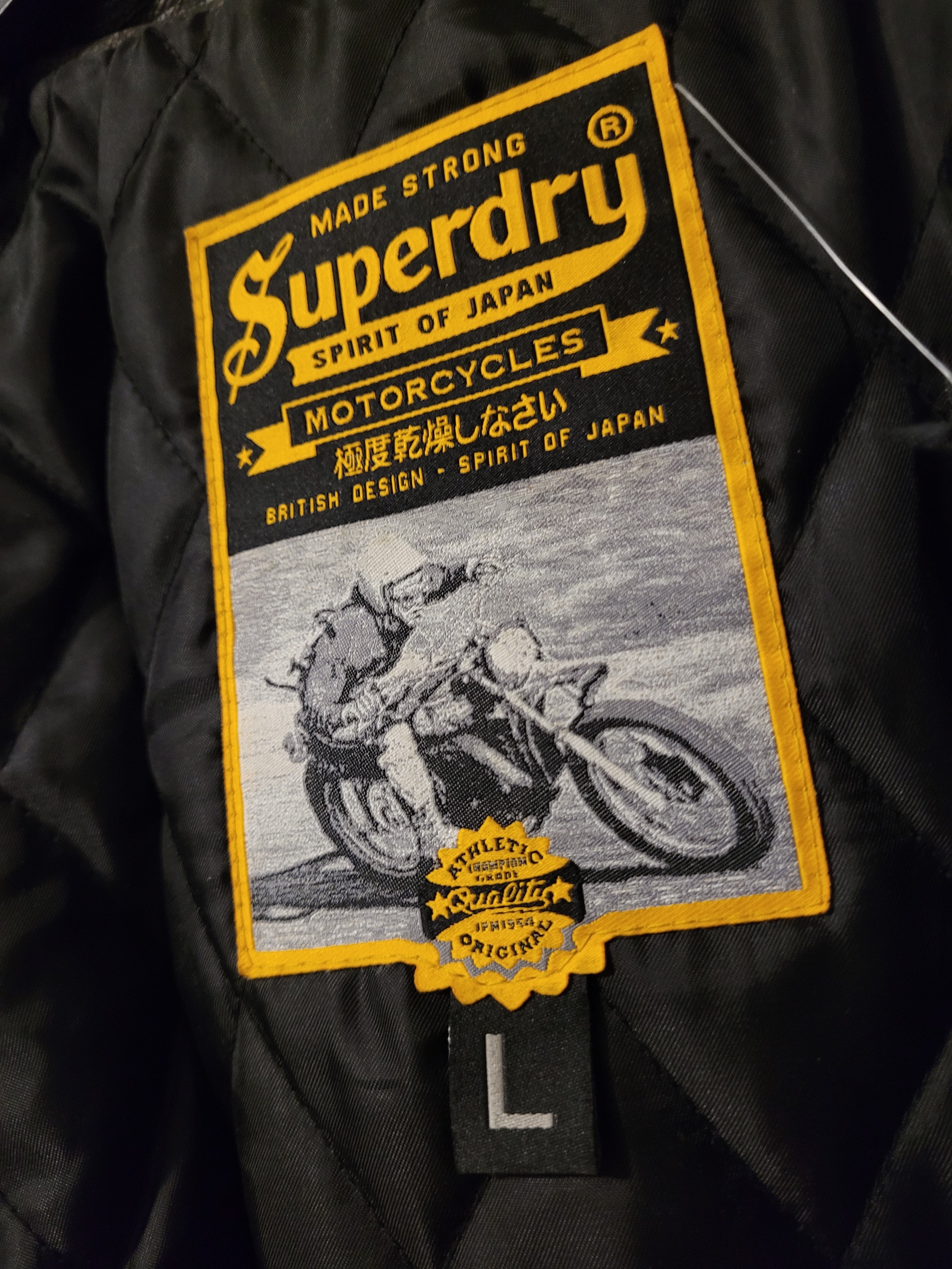 Superdry - Real Trials Leather Jacket - 6