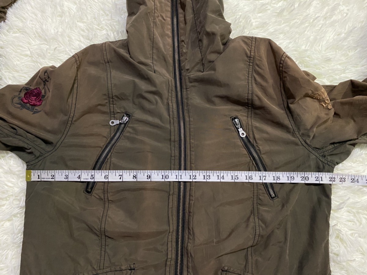 Von Dutch - Von Dutch Love Addict Faded Fullzip Fishtail Jacket - 11